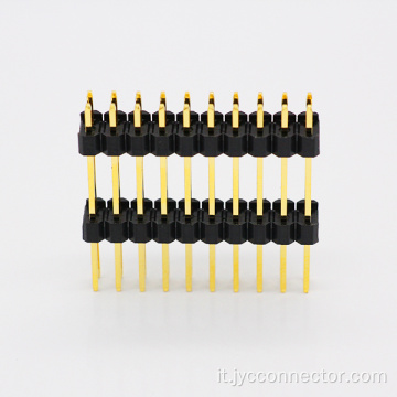 Connettore pin a doppia riga